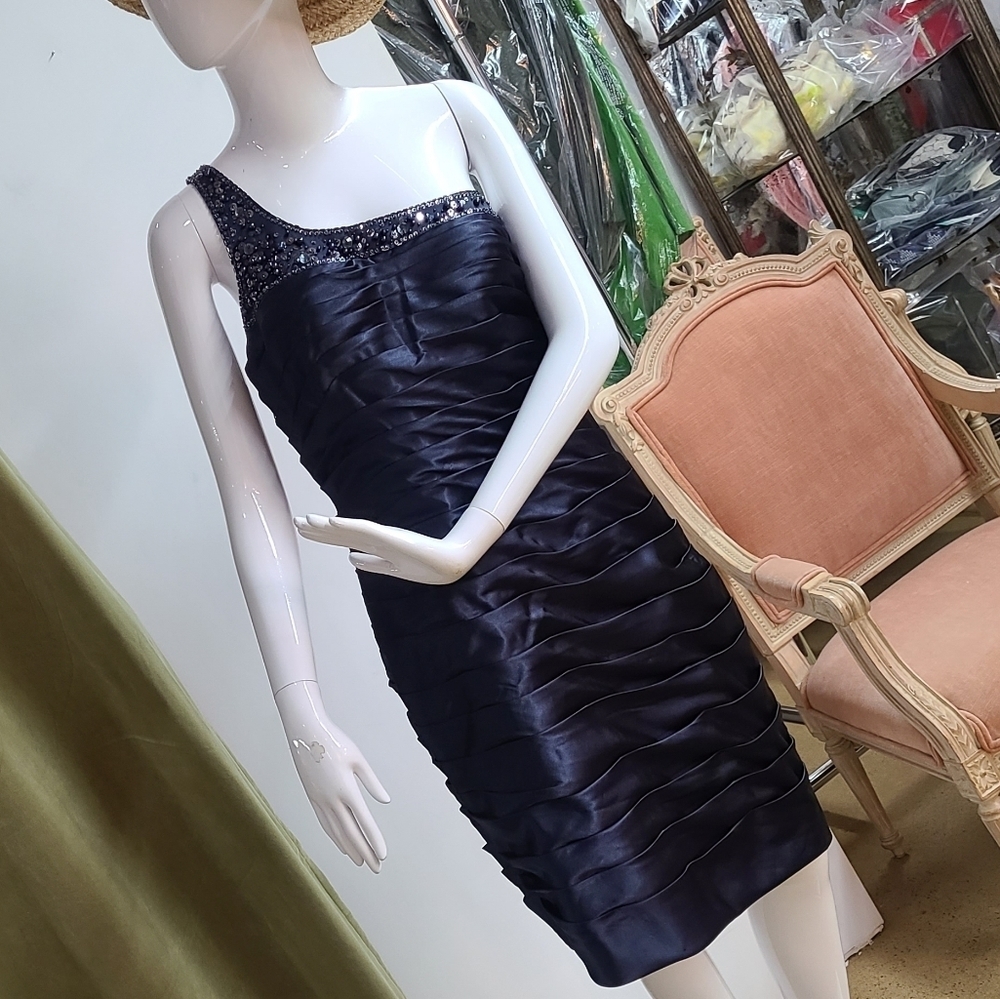 Adrianna Papell One Shoulder Cocktail Dress